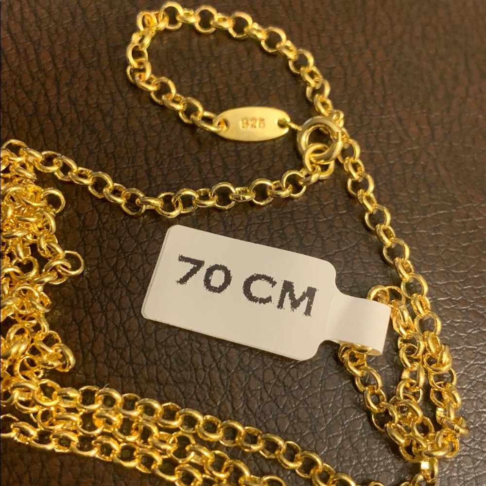 Chain Sterling Silver S925 and gold plated
